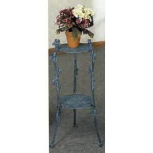    Two Tier Verde Wrought Iron Plant Stand Patio, Lawn & Garden